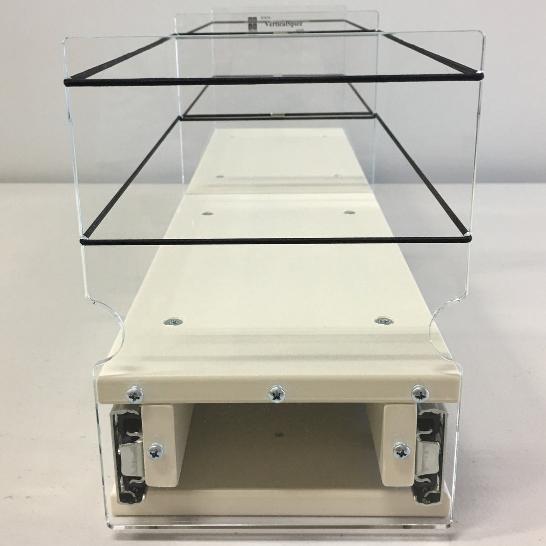 5x1x22 Storage Solution Drawer - Cream, Front view