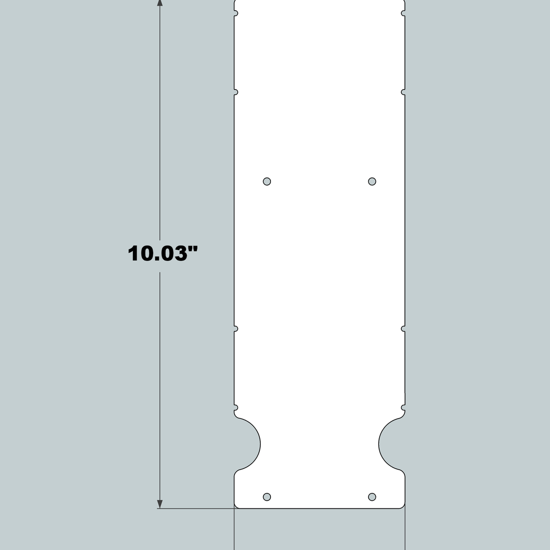 3x2x11 Replacement Back - OLD Base Design