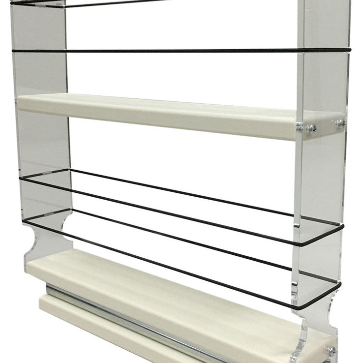 Spice Rack 2x2x11, Cream
Unit: 2.3" wide x 10.75" tall x 10.6" depth
Drawers: (1) 2.1" wide x 10.05" long