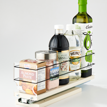 33x1x14 Spice Rack Drawer Cream - Access and Organize a Variety of Different Containers