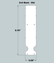 2x2x11 Replacement Back - OLD Base Design