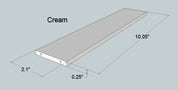 2.1" x 10.05" x 0.25" HDPE Drawer