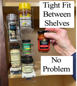 Vertical Spice shelf