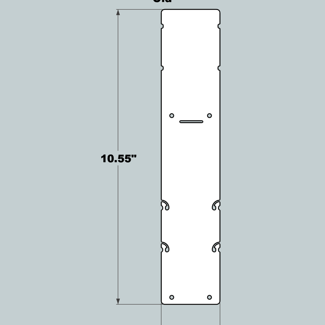 2x2x22 Replacement Back - OLD Base Design