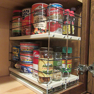 Vertical Spice shelf