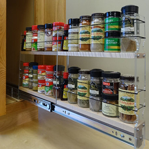 Vertical Spice shelf